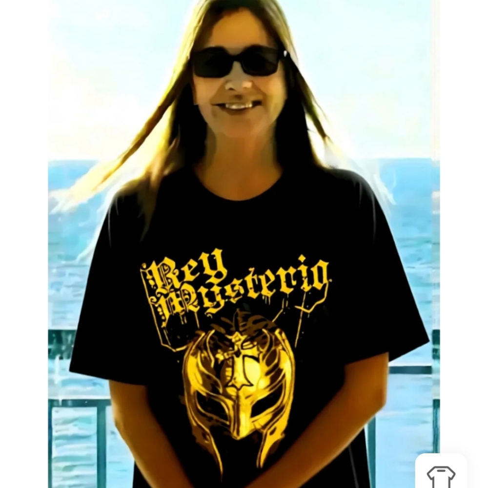 WWE Black and Gold Rey Mysterio T-Shirt